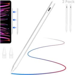 2x Apple Pencil 2nd Generation for iPad, Magnetic Wireless Charge iPad Pencil for Apple iPad Pro 11", Pro 12.9" - Tilt Sensitivity Palm Rejection