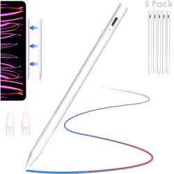 5x Apple Pencil 2nd Generation for iPad, Magnetic Wireless Charge iPad Pencil for Apple iPad Pro 11", Pro 12.9" - Tilt Sensit ...
