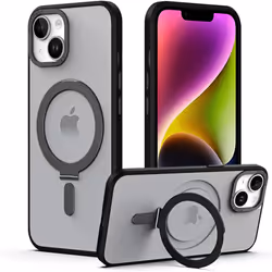 iPhone 14 Pro Max Stand Case [Fusion Armour Ring] Premium Tough Rugged Protective Magnetic Kickstand Case, MagSafe Case for i ...