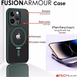iPhone 14 Pro Max Stand Case [Fusion Armour Ring] Premium Tough Rugged Protective Magnetic Kickstand Case, MagSafe Case for iPhone 14 Pro Max 6.7"