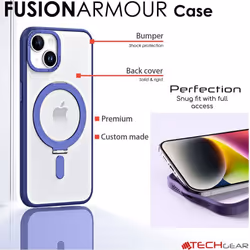 iPhone 14 Pro Max Stand Case [Fusion Armour Ring] Premium Tough Rugged Protective Magnetic Kickstand Case, MagSafe Case for iPhone 14 Pro Max 6.7"