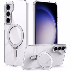 Galaxy S23 Stand Case [Fusion Armour Ring] Premium Hybrid Tough Rugged Protective Magnetic Kickstand Case, Wireless Charging  ...