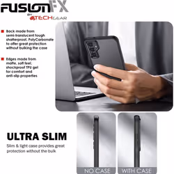 TECHGEAR Samsung Galaxy A14 / A14 5G Tough Case [Fusion FX] Premium Hybrid Tough Rugged Protective Bumper Case Heavy Duty Protection with Hard Back