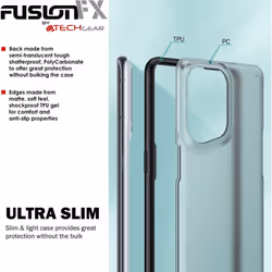TECHGEAR Tough Case for Oppo Find X5 Pro 5G [Fusion FX] Premium Hybrid Tough Rugged Protective Bumper Case Heavy Duty Protection with Hard Back