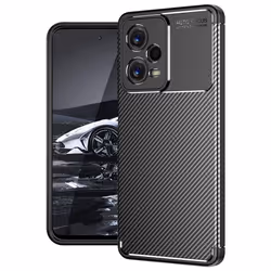 Xiaomi RedMi Note 12 Pro Plus 5G Carbon Fibre Case [CarbonFlex Case] Flexible, Shockproof, Slim, Soft TPU Protective Shell Co ...