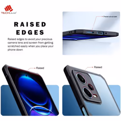 Xiaomi Redmi Note 12 Pro 5G Tough Case for [Fusion Armour] Premium Hybrid Tough Rugged Protective Bumper Case Heavy Duty Protection with Clear Back