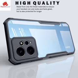 Xiaomi Redmi Note 12 Tough Case for [Fusion Armour] Premium Hybrid Tough Rugged Protective Bumper Case Heavy Duty Protection with Clear Back