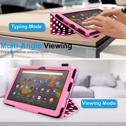 Smart Case Designed For All New Amazon Fire Max 11" (2023 / 13th Generation) Slim PU Leather Folio Smart Stand Case Cover with Hand Strap
