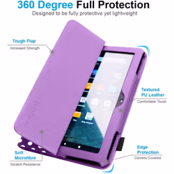 Smart Case Designed For All New Amazon Fire Max 11" (2023 / 13th Generation) Slim PU Leather Folio Smart Stand Case Cover with Hand Strap
