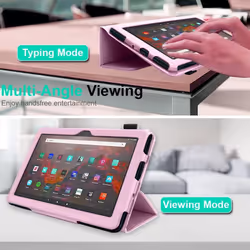 Smart Case Designed For All New Amazon Fire Max 11" (2023 / 13th Generation) Slim PU Leather Folio Smart Stand Case Cover with Hand Strap
