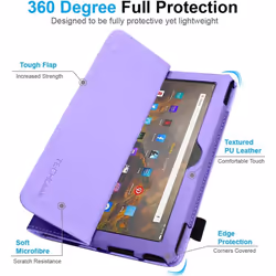Smart Case Designed For All New Amazon Fire Max 11" (2023 / 13th Generation) Slim PU Leather Folio Smart Stand Case Cover with Hand Strap
