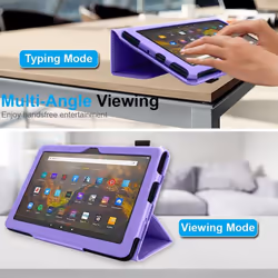 Smart Case Designed For All New Amazon Fire Max 11" (2023 / 13th Generation) Slim PU Leather Folio Smart Stand Case Cover with Hand Strap