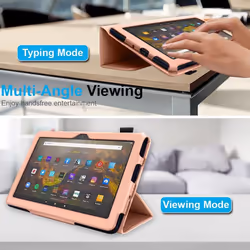 Smart Case Designed For All New Amazon Fire Max 11" (2023 / 13th Generation) Slim PU Leather Folio Smart Stand Case Cover with Hand Strap