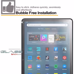 Tempered Glass Screen Protector for All New Amazon Fire Max 11" Tablets (2023 / 13th Generation [9H Toughness] [HD Clarity] [No-Bubble]