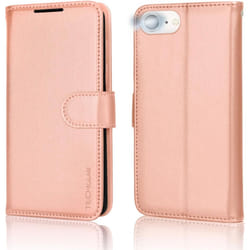 iPhone SE 2022 5G / 2020, iPhone 8/7/6 Leather Wallet Case, Flip Case Cover, Card Holder, Stand, Wrist Strap - PU Leather, Magnetic Closure Case