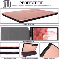 [Smart Case] Slim Stand Cover with Auto Sleep/Wake for Samsung Galaxy Tab S9 11" (SM-X710 / SM-X716 Series)