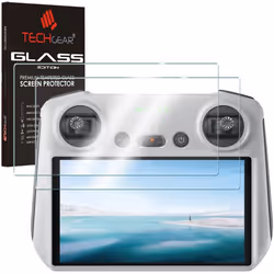 [2 Pack] GLASS Protector for DJI RC / DJI RC 2 Controller, Full Coverage Tempered Glass Screen Protector Cover for DJI RC dis ...