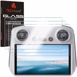 [3 Pack] GLASS Protector for DJI RC / DJI RC 2 Controller, Full Coverage Tempered Glass Screen Protector Cover for DJI RC dis ...