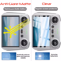 [3 Pack] Matte Screen Protectors for DJI RC Pro Controller of DJI Mini 3 Pro - ANTI GLARE / MATTE Screen Protectors