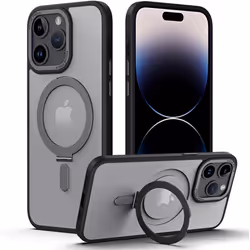 iPhone 15 Pro Max Stand Case [Fusion Armour Ring] Premium Hybrid Tough Rugged Protective Magnetic Kickstand Case, Compatible  ...
