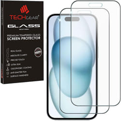 [2 Pack] Anti Glare Screen Protector for iPhone 15 Plus - MATTE 3D GLASS Edition Genuine Tempered Glass Full Screen Protector Guard Cover
