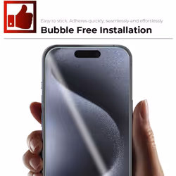 [2 Pack] GLASS Edition for iPhone 15 Pro 6.1", Tempered Glass Screen Protectors Cover [9H Hardness] [Crystal Clarity] [Scratch-Resistant] [No-Bubble]