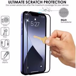 3D GLASS Edition for iPhone 15 Pro Max, [FULL Screen Adhesion] & [Full Coverage] Tempered Glass Screen Protector Guard Cover