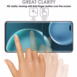 [2 Pack] Screen Protector fits Honor Magic 5 Pro 5G [Screen Angel Edition] [Case Friendly] [Bubble Free] [FULL Screen Coverage] HD Clear TPU Film
