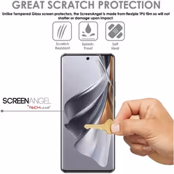 [3 Pack] Case Friendly Screen Protector [Bubble Free] [FULL Screen Coverage] HD Clear Flexible TPU Film For Oppo Reno10 5G