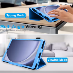 [Folio Case] Smart Cover Stand with Auto Sleep/Wake & Hand Strap for Samsung Galaxy Tab A9 8.7" (SM-X110 / SM-X115)