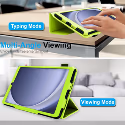 [Folio Case] Smart Cover Stand with Auto Sleep/Wake & Hand Strap for Samsung Galaxy Tab A9 8.7" (SM-X110 / SM-X115)
