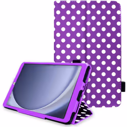 [Folio Case] Smart Cover Stand with Auto Sleep/Wake & Hand Strap for Samsung Galaxy Tab A9 8.7" (SM-X110 / SM-X115)