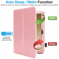 [Folio Case] Smart Cover Stand with Auto Sleep/Wake & Hand Strap for Samsung Galaxy Tab A9 Plus 11" (SM-X210 / SM-X215)