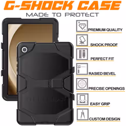 [G-SHOCK Case] Heavy Duty Long Survival Screen Protector Case for Samsung Galaxy Tab A9 Plus 11" (SM-X210 / SM-X215)