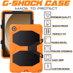 [G-SHOCK Case] Heavy Duty Long Survival Screen Protector Case for Samsung Galaxy Tab A9 Plus 11" (SM-X210 / SM-X215)