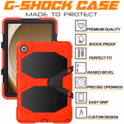 [G-SHOCK Case] Heavy Duty Long Survival Screen Protector Case for Samsung Galaxy Tab A9 Plus 11" (SM-X210 / SM-X215)
