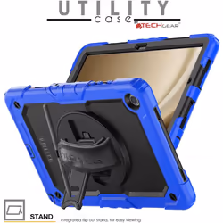 [UTILITY Case] Full Body Shockproof Case with Stand, Hand & Shoulder Strap for Samsung Galaxy Tab A9 Plus 11" (SM-X210 / SM-X215)