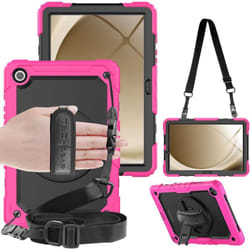 [UTILITY Case] Full Body Shockproof Case with Stand, Hand & Shoulder Strap for Samsung Galaxy Tab A9 Plus 11" (SM-X210 / SM-X215)