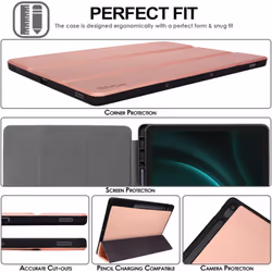 [Smart Case] Slim Stand Cover with Auto Sleep/Wake for Samsung Galaxy Tab S9 FE 10.9" (SM-X510, SM-X516 Series)