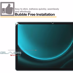 2 Pack Samsung Galaxy Tab S9 FE 10.9" (SM-X510, SM-X516 Series) Tempered Glass Screen Protectors