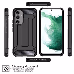 TECHGEAR Galaxy S23 FE Tough Armoured Case - ShockProof, Rugged, Sturdy, Heavy Duty Protective Impact Case Cover Designed for Samsung Galaxy S23 FE 5G