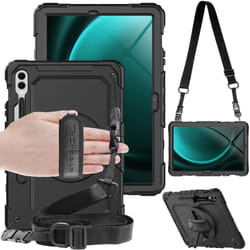 UTILITY Case fits Samsung Galaxy Tab S9 FE Plus (S9 FE+) 12.4" (SM-X610 / SM-X616) Tough Rugged HEAVY DUTY Armour