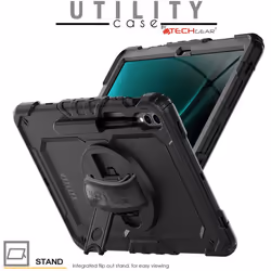 UTILITY Case fits Samsung Galaxy Tab S9 FE Plus (S9 FE+) 12.4" (SM-X610 / SM-X616) Tough Rugged HEAVY DUTY Armour