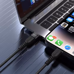 USB C to USB C Charger Cable (30CM+30CM+Adapter) 60W STRONG Cable Fast Charging Data Lead iPhone 15, iPad Pro 2022, MacBook Pro, Samsung S24/A14
