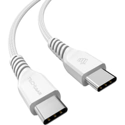 USB C to USB C Charger Cable 60W STRONG Fast Charging Type C Data Lead for iPhone 15, iPad Pro 12.9, MacBook Pro, Samsung S24/S22/A04s, Pixel 8 [30CM]