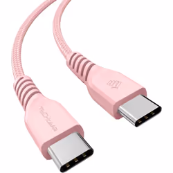 USB C to USB C Charger Cable 60W STRONG Fast Charging Type C Data Lead for iPhone 15, iPad Pro 12.9, MacBook Pro, Samsung S24 ...