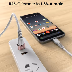 USB C to USB C Charger Cable 60W STRONG Cable Fast Charging Data Lead for iPhone 15, iPad Pro, Samsung S24, Pixel 8 - 6Pack 0.3M+1M+2M+3M+2x Adapter