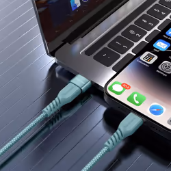 USB C to USB C Charger Cable 60W (1M+1M+Adapter) STRONG Cable Fast Charging Data Lead iPhone 15, iPad Pro 12.9 2022, MacBook Pro, Samsung S24/A15/A25