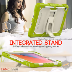 [ArmourSHIELD Case] Full Body Tough Rugged Case with Folding Stand & Screen Protector For Apple iPad 10.2" 2021/2020/2019 [9th/8th/7th Generation]