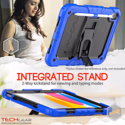 [ArmourSHIELD Case] Full Body Tough Rugged Case with Folding Stand & Screen Protector For Apple iPad 10 2022 / iPad 10th Generation 10.9"